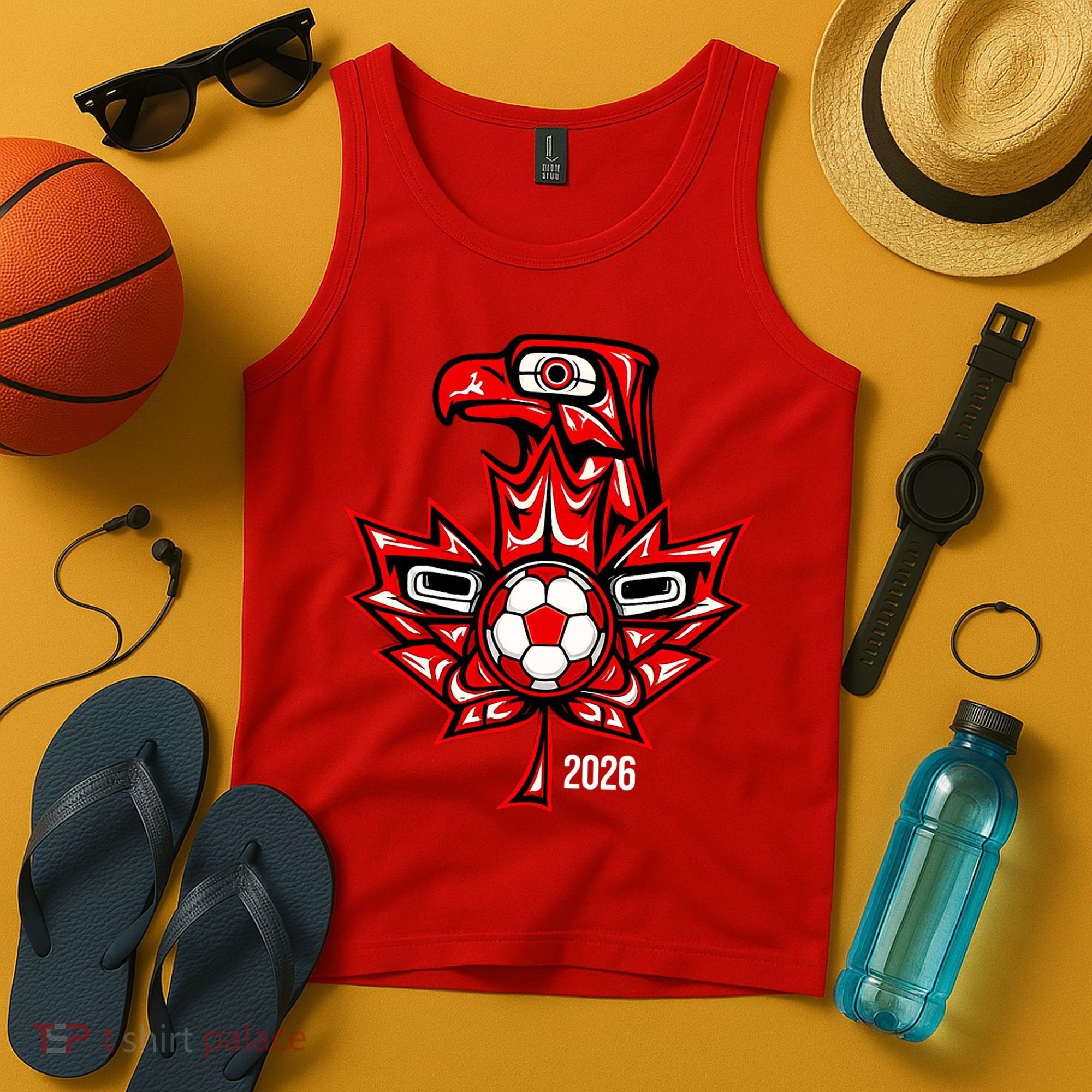 Indigenous Eagle Canada Soccer 2026 Tank Top