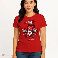 Indigenous Eagle Canada Soccer 2026 Women's T-Shirt thumb 4