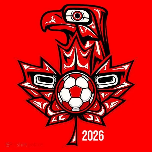Indigenous Eagle Canada Soccer 2026 Women's T-Shirt