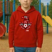 Indigenous Eagle Canada Soccer 2026 Kids Hoodie thumb 2