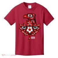 Indigenous Eagle Canada Soccer 2026 Kids T-Shirt thumb 0