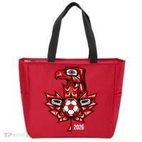 Indigenous Eagle Canada Soccer 2026 Tote Bag thumb 0