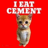 I Eat Cement Cat Meme Santa Hat thumb 1