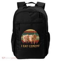 I Eat Cement Cursed Cat Funny Meme Lover Backpack thumb 0