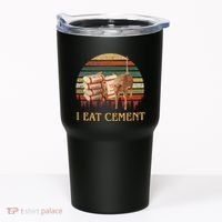 I Eat Cement Cursed Cat Funny Meme Lover Tumbler thumb 0