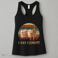 I Eat Cement Cursed Cat Funny Meme Lover Women's Tank Top thumb 3