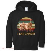 I Eat Cement Cursed Cat Funny Meme Lover Toddler Hoodie thumb 0