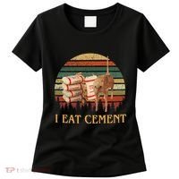 I Eat Cement Cursed Cat Funny Meme Lover Women's T-Shirt thumb 0