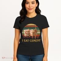 I Eat Cement Cursed Cat Funny Meme Lover Women's T-Shirt thumb 4