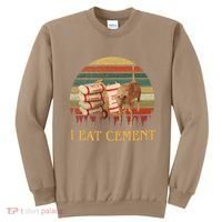 I Eat Cement Cursed Cat Funny Meme Lover Sweatshirt thumb 0