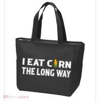I Eat Corn The Long Way Funny Inappropriate Embarrassing Tote Bag thumb 3