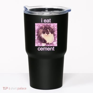 I Eat Cement Cursed Cat Funny Oddly Specific Dank Meme Tumbler