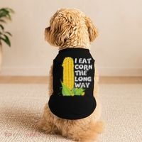 I Eat Corn The Long Way Funny Embarrassing Inappropriate Doggie Tank thumb 2