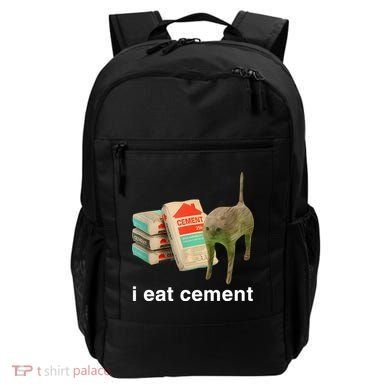 I Eat Cement Cursed Cat Backpack