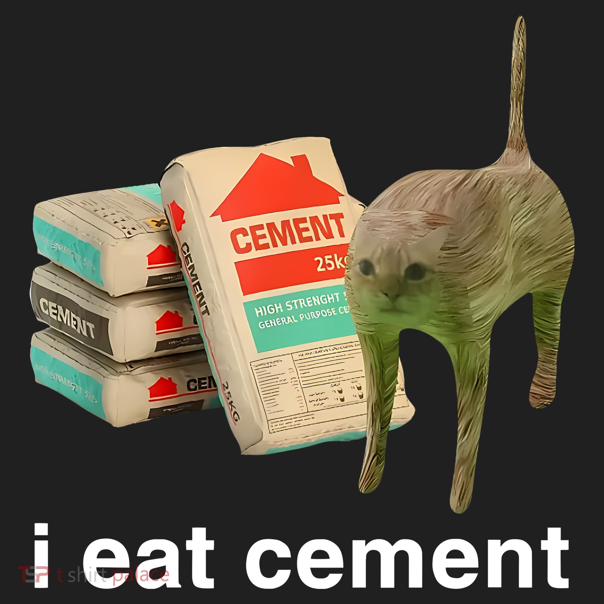 I Eat Cement Cursed Cat Tumbler