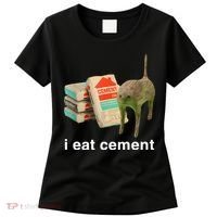 I Eat Cement Cursed Cat Women's T-Shirt thumb 0