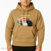 I Eat Cement Cursed Black Cat Funny Dank Meme Hoodie thumb 2