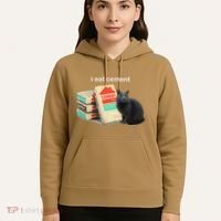 I Eat Cement Cursed Black Cat Funny Dank Meme Hoodie thumb 5