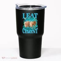 I Eat Cement Cursed Cat Funny Oddly Specific Dank Meme Tumbler thumb 0