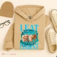 I Eat Cement Cursed Cat Funny Oddly Specific Dank Meme Hoodie thumb 4