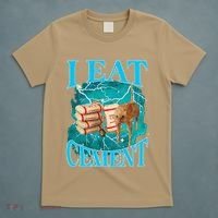 I Eat Cement Cursed Cat Funny Oddly Specific Dank Meme T-Shirt thumb 5