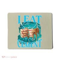 I Eat Cement Cursed Cat Funny Oddly Specific Dank Meme Mousepad thumb 0