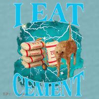 I Eat Cement Cursed Cat Funny Oddly Specific Dank Meme Sueded Cloud Jersey T-Shirt thumb 2