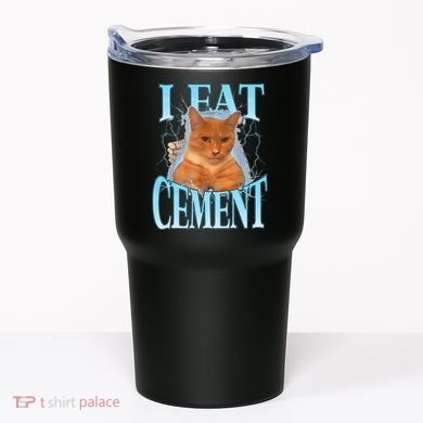 I Eat Cement Cursed Cat Funny Oddly Specific Dank Meme Tumbler