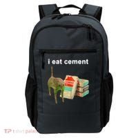 I Eat Cement Cursed Cat Oddly Specific Backpack thumb 0