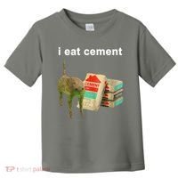 I Eat Cement Cursed Cat Oddly Specific Toddler T-Shirt thumb 0