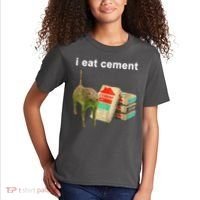 I Eat Cement Cursed Cat Oddly Specific Kids T-Shirt thumb 2
