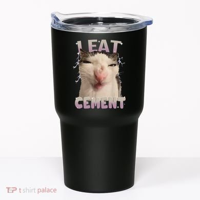 I Eat Cement Cursed Cat Funny Oddly Specific Dank Meme Tumbler