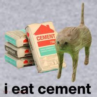 I Eat Cement Cursed Cat Funny Women's Sweatshirt thumb 2