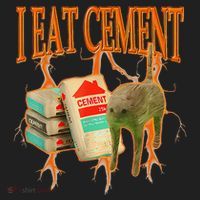 I Eat Cement Cursed Cat Funny Oddly Specific Dank Meme Beanie thumb 2