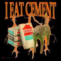 I Eat Cement Cursed Cat Funny Oddly Specific Dank Meme Baby Bodysuit thumb 2