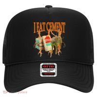 I Eat Cement Cursed Cat Funny Oddly Specific Dank Meme Hat thumb 0