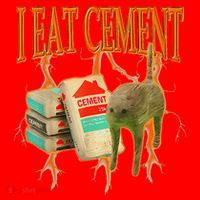I Eat Cement Cursed Cat Funny Oddly Specific Dank Meme Santa Hat thumb 1