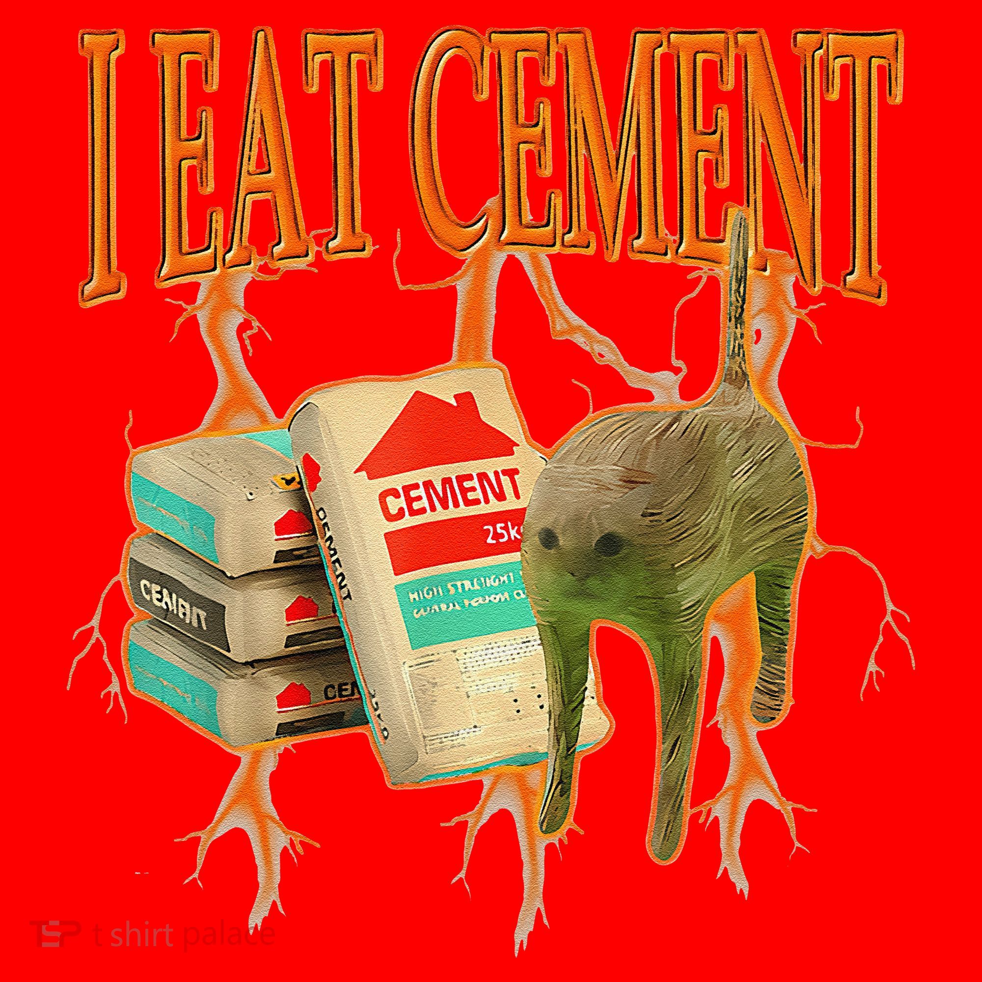 I Eat Cement Cursed Cat Funny Oddly Specific Dank Meme Santa Hat