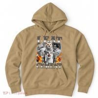 I Eat Cement Cursed Cat Funny Oddly Specific Dank Meme Cat Hoodie thumb 0