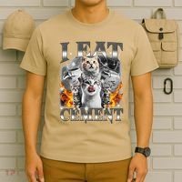 I Eat Cement Cursed Cat Funny Oddly Specific Dank Meme Cat T-Shirt thumb 6