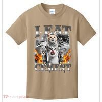 I Eat Cement Cursed Cat Funny Oddly Specific Dank Meme Cat Kids T-Shirt thumb 0