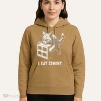 I Eat Cement Cursed Cat Funny Oddly Specific Dank Meme Hoodie thumb 5