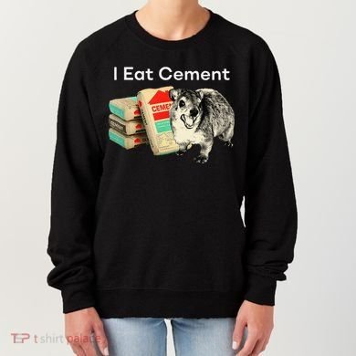 I Eat Cement Cursed Hyrax Funny Oddly Specific Dank Meme Women's Sweatshirt