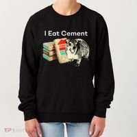 I Eat Cement Cursed Hyrax Funny Oddly Specific Dank Meme Women's Sweatshirt thumb 0