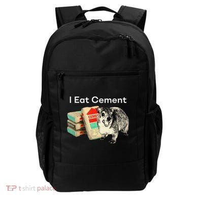 I Eat Cement Cursed Hyrax Funny Oddly Specific Dank Meme Backpack