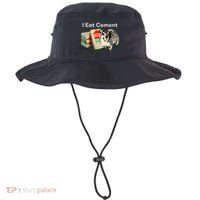 I Eat Cement Cursed Hyrax Funny Oddly Specific Dank Meme Bucket Hat thumb 0