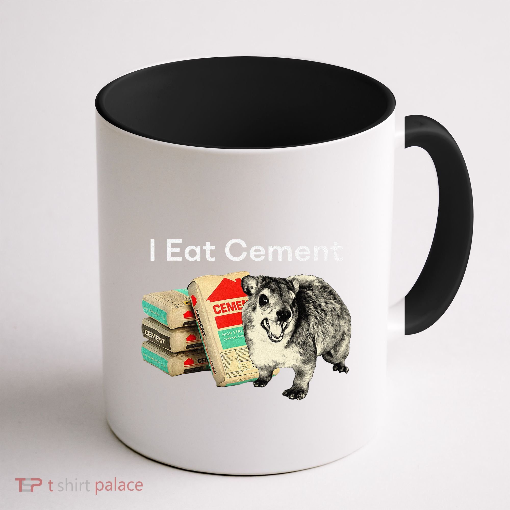 I Eat Cement Cursed Hyrax Funny Oddly Specific Dank Meme Coffee Mug