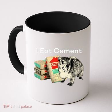 I Eat Cement Cursed Hyrax Funny Oddly Specific Dank Meme Coffee Mug