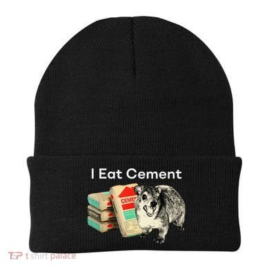 I Eat Cement Cursed Hyrax Funny Oddly Specific Dank Meme Beanie