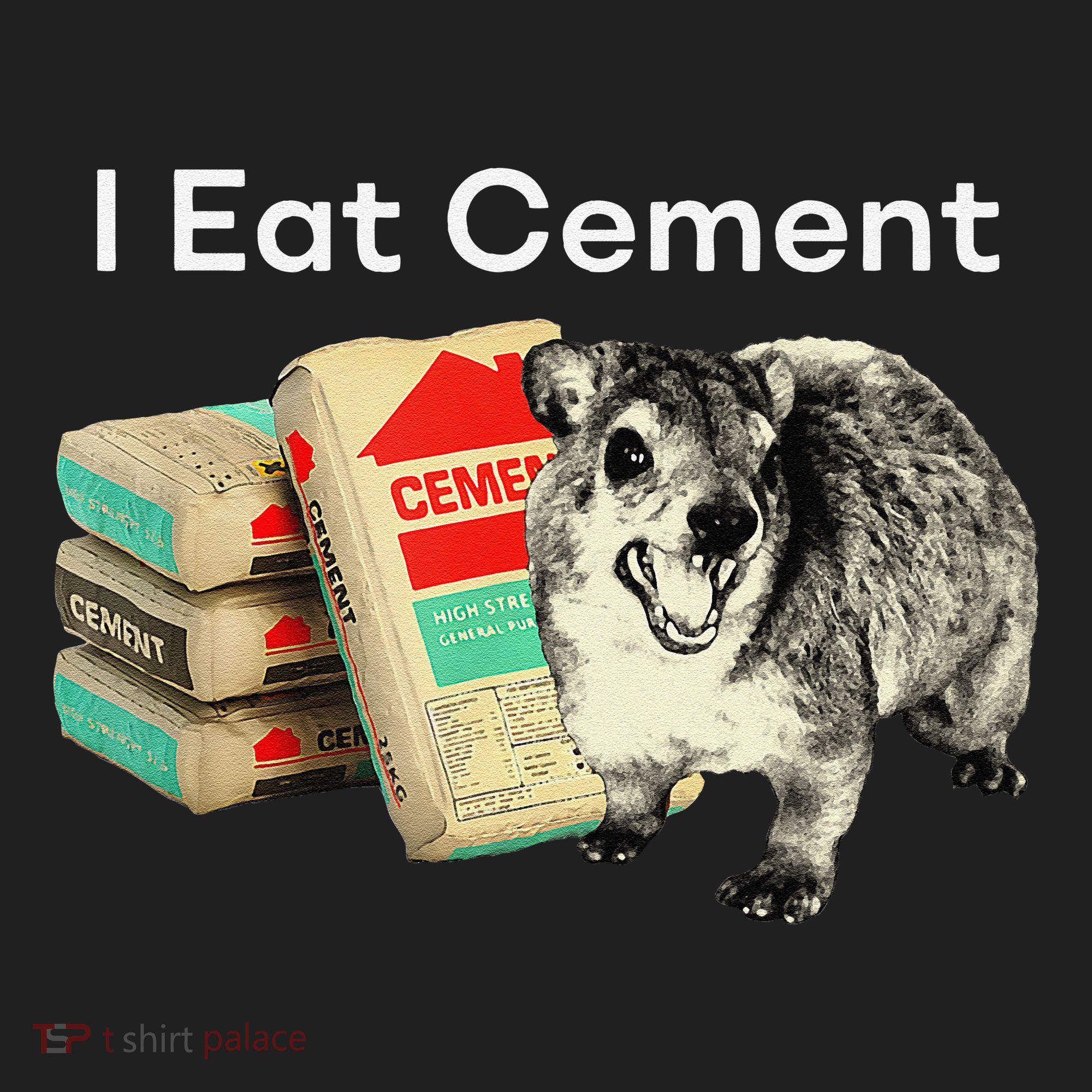 I Eat Cement Cursed Hyrax Funny Oddly Specific Dank Meme Beanie